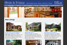 Hyde Steele real estate web site