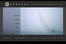 Commercial Photography portfolio web design