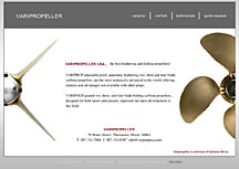 boat propeller web site design