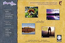 Commercial Photography portfolio web design